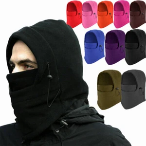 Winter Balaclava Fleece Hood Skiing Thermal Face Mask Hat Scarf for Cold Weather - Picture 1 of 26