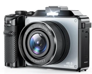 Cámara digital 4K para fotografía y video, 64 MP enfoque automático anti-vibración Vlogg. 250 - Imagen 1 de 10