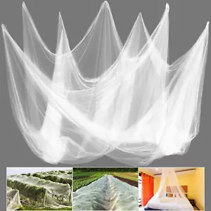 Mosquito Netting,10 × 50 Ft Mosquito Mesh Screen for Patio,Fly Insect Bird Net B - Picture 1 of 7