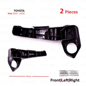 Para Toyota Vios NCP42 2003 - 06 par de soporte delantero soporte parachoques soporte - Imagen 1 de 9