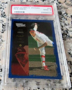 RICK ANKIEL 2000 UD Ultimate Victory Rookie Card RC PSA 9 POP 1 Low Serial # 0🔥 - Picture 1 of 2