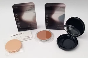Shiseido The Makeup Powdery Foundation O80 Deep Ochre Refill .38oz & Case - Picture 1 of 14