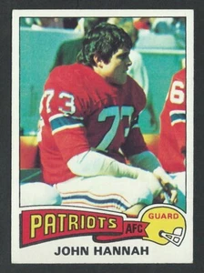 1975 Topps #318 JOHN HANNAH New England Patriots EXMT or Better 08 - Picture 1 of 2