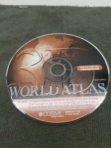 Cosmi Corp. World Atlas 3D (PC, 2000) - Disc Only - Picture 1 of 2
