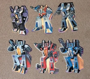 1980's Hasbro Transformers Original G1 Package Artwork Box Cutout Seeker Jets - Picture 1 of 4