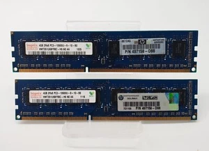 HYNIX 8GB (2X4GB) 2RX8 PC3-10600U HMT351U6BFR8C-H9 UDIMM PC 60 DAYS WARRANTY - Picture 1 of 2