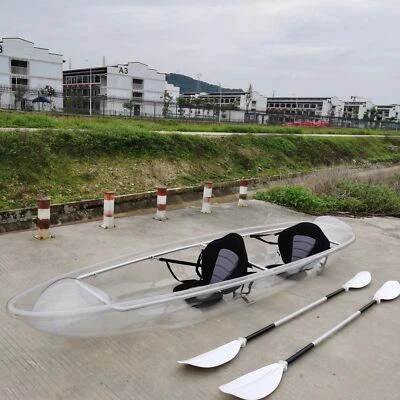 CVKAYAK FU Clear Transparent Kayak Kayaks Touring Kayak Clear boat Canoe,See through b02