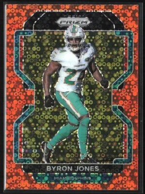 2021 Panini Prizm - Orange Disco Prizm #110 Byron Jones - Image 1 of 2