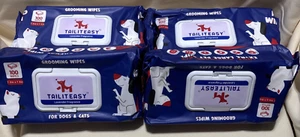 4-100 pk Pet Wipes for Dog Puppy Cat Bathing Grooming Deodorizing Moisturizing - Picture 1 of 4