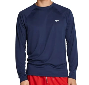 Camiseta de natación Speedo fácil manga larga calce suelto azul marino talla XXL - Imagen 1 de 5