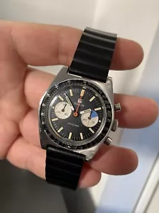 Cronografo Vintage Tissot Ref. 40508-9X Orologio Uomo Svizzero Lemania 1277 36mm - Foto 1 di 18