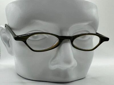Vintage Y2K Eyeglasses | NOS | Tiny Lens Style Green Plastic Frame Made in Japan - Image 1 of 4