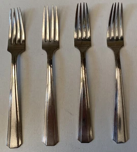 Quattro (4) forcelle argento vintage DS 85 Bird Mark - Foto 1 di 4