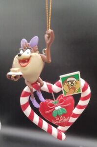 1997 Looney Tunes Toons Christmas Ornament TASMANIAN DEVIL TAZ DEMONIA w/box