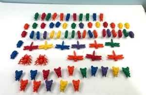 Lot of 70 Learning Resource Backyard Bugs- Beetles, Caterpillars, Flies and more - Picture 1 of 6