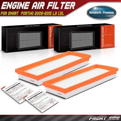 New 2pcs Engine Air Filter for Smart  Fortwo 2008-2015 L3 1.3L Flexible Panel - Image 1 of 4