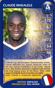 2004 CHELSEA Premier League Card CLAUDE MAKALELE - Picture 1 of 2