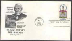 US. 1911. 18c. Savings & Loan Sesquicentennial. Artmaster FDC. 1981 - Picture 1 of 1