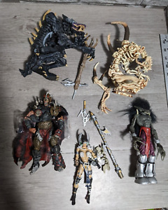 McFarlane Action Figure Lot: Spawn Viking Vampire Werewolf Skeleton Angela