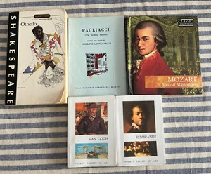 Lote de libros de arte y música (5); Otelo, Pagliacci, Mozart (CD); Rembrandt, Van Gogh - Imagen 1 de 5