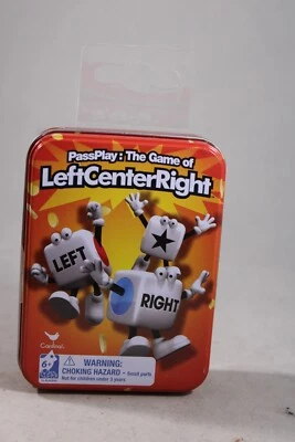 NEW SEALED Pass Play:  The Game of Left Center Right  with Tin case - Image 1 of 4