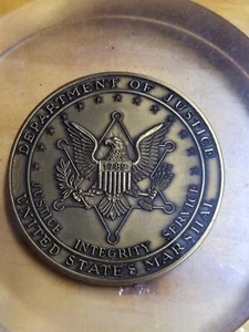 1789 United States Department of Justice Challenge Coin US Marshal Dondero DOJ  - Bild 1 von 6