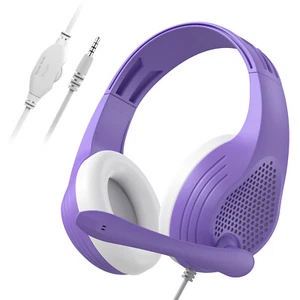 Auriculares para juegos de 3,5 mm con micrófono, graves estéreo, aislamiento de ruido, para PC/PS4/Xbox - Imagen 1 de 12