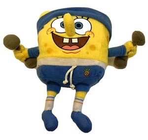 Spongebob Weightlifter Plush 18cm 7” Small Plush Nickolodeon Toy 2012 - Picture 1 of 4