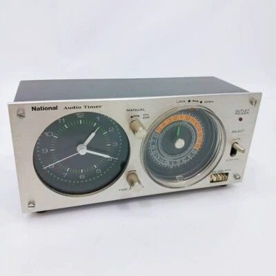 National Audio Timer TE61 100V 50Hz Elektrische Uhr Timer getestet Japan/AJ273 - Bild 1 von 4