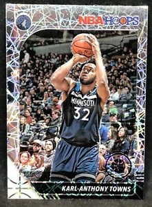 Karl Anthony Towns 2019-20 NBA HOOPS Premium Stock Laser Prizm - Picture 1 of 1