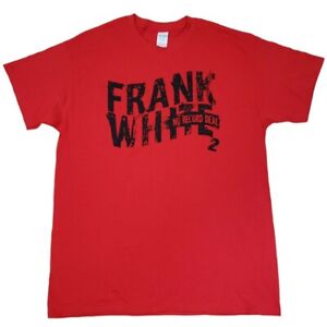 FRANK WHITE (KING OF NEW YORK)~Size XL~ Red/Black T-Shirt Heavy Cotton NEW.