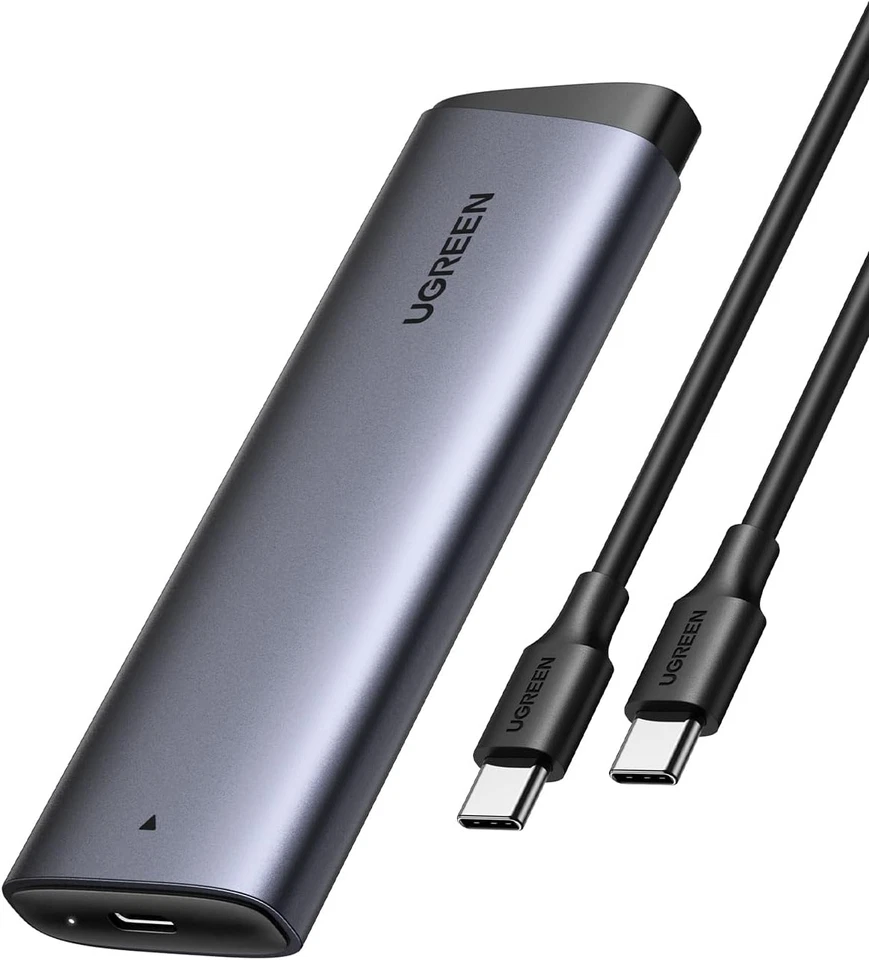 UGREEN Case SSD M.2 Nvme Pcie USB C 3.2 Gen 2 10Gbps UASP 4TB M/M & B Key 2230/2