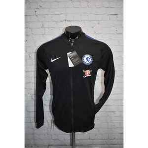 Nike Jacket Mens Size Medium Chelsea Football Club Carabao Soccer Black NEW - Picture 1 of 9