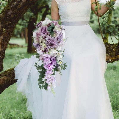 Wedding Bouquets for Bride Artificial for Bridal Shower Ceremony - Image 1 of 4