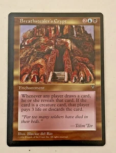1x Breathstealer's Crypt Visions MTG Magic the Gathering LP - Picture 1 of 2