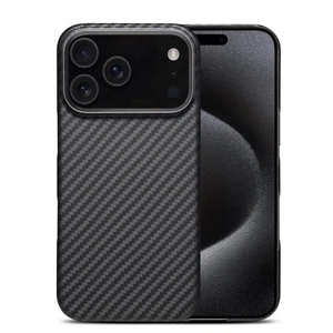 Funda de fibra de carbono aramida para iPhone 17 pro max, apta para MagSafe, aluminio todo... - Imagen 1 de 7