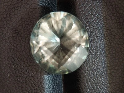 Piedra preciosa prasiolita corte de precisión - amatista verde natural facetada 5,50 CTS Foto 1 de 4