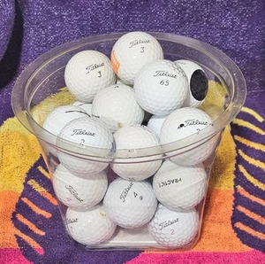 Titleist / Grade 3A Mixed Used Recycled Golf Balls -Assorted / Quantity = 25 - Picture 1 of 3