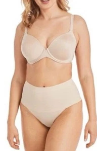 NUEVO Maidenform Bragas Modeladoras Tanga Conjunto De 2 Pack Beige Ropa Interior Panty 2XL XXL - Imagen 1 de 4