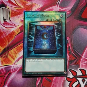 Yu-Gi-Oh Book of Moon Ultimate Rare Card RA02-EN050 1st Edition TCG - Picture 1 of 3