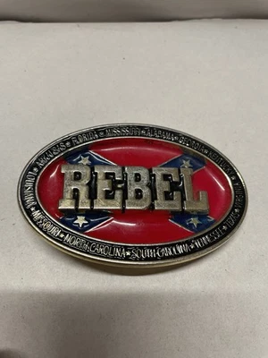 Hebilla de cinturón rebelde Southern States Foto 1 de 2