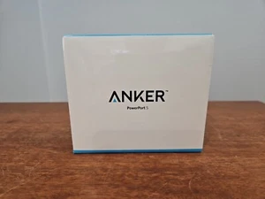 Anker PowerPort 5 Port 40w IQ Wall Charger A2124 Black NEW - Picture 1 of 5