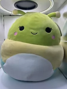 NUEVO juguete suave Squishmallow Rutabaga Caterpillar 14” felpa verde amarillo nuevo con etiquetas - Imagen 1 de 5