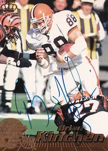 BRIAN KINCHEN AUTO'D SIGNIERTE 1996 PAZIFISCHE KARTE #38 CLEVELAND BROWNS RABENS LSU - Bild 1 von 4