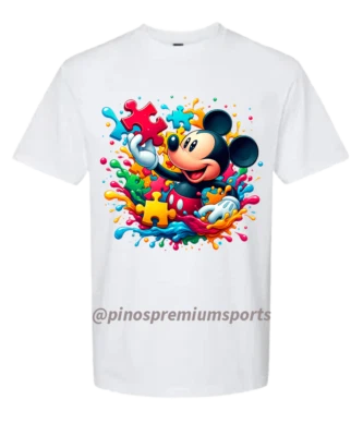 CAMISETAS CONCIENCIA AUTISMO EN STOCK SM-4XL ¡RECIÉN USADAS! Foto 1 de 4