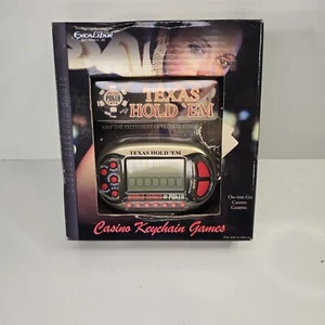 Texas Hold Em Poker Excalibur Electronic Casino Handheld Keychain Game K399-WSOP - Picture 1 of 7