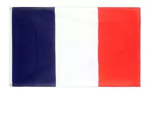 French Flag with Eyelets | 90 x 150cm | Ideal for Events | Buy 2 Get 1 Free - Picture 1 of 1