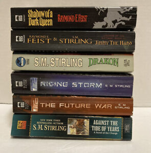 S.M. Stirling Feist Lot of 6 Books T2 Drakon Jimmy The Hand + Paperback PB Books