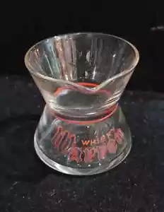 VINTAGE & VERY RARE ARGENTINA WARREN WHISKY MEASURING GLASS 1960'S ADVERTISING - Picture 1 of 4