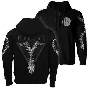 MYRKUR Spine Zip-Up Hoodie NEW! Relapse Records TS4764 - Picture 1 of 1